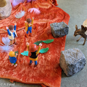 Jesus zieht in Jerusalem ein